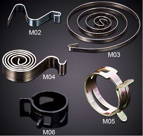 專業(yè)生產(chǎn)廠家汽車電機彈簧家電微電機彈簧